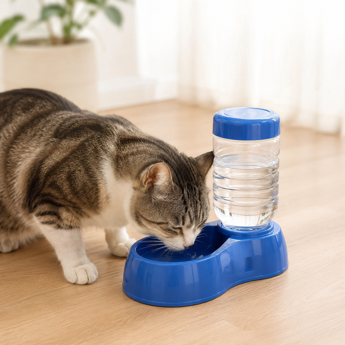 Bebedero con Botella para Mascotas 250 ml
