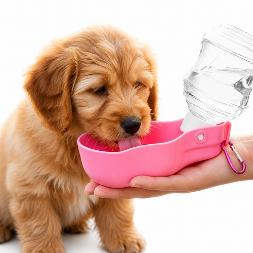 Bebedero Portátil para Mascotas 250 ml