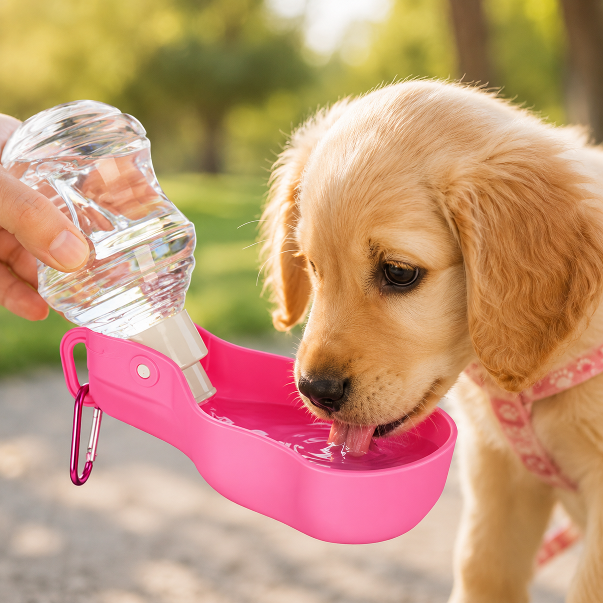 Bebedero Portátil para Mascotas 250 ml