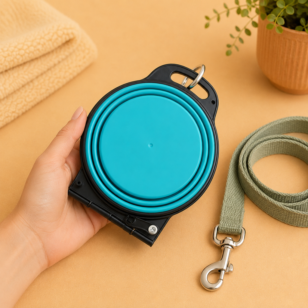 Plato Plegable Doble para Paseos