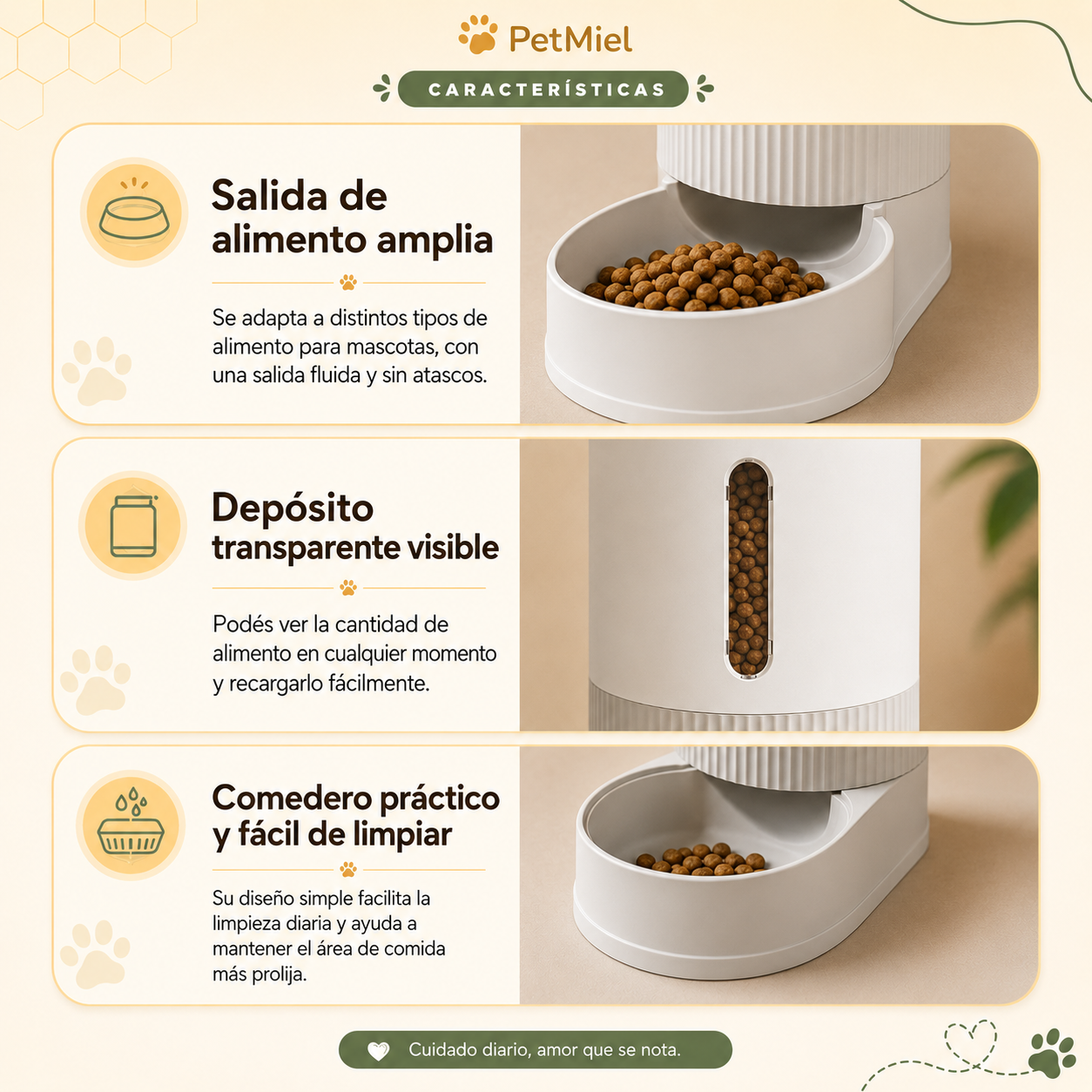 Comedero Dispensador para Mascotas