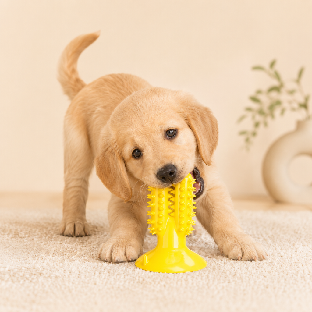 Juguete Mordedor Dental Cactus para Perros