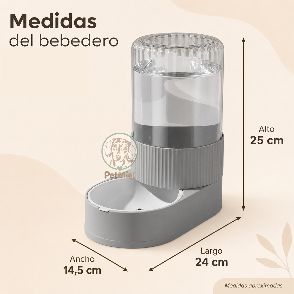 Bebedero Dispensador para Mascotas