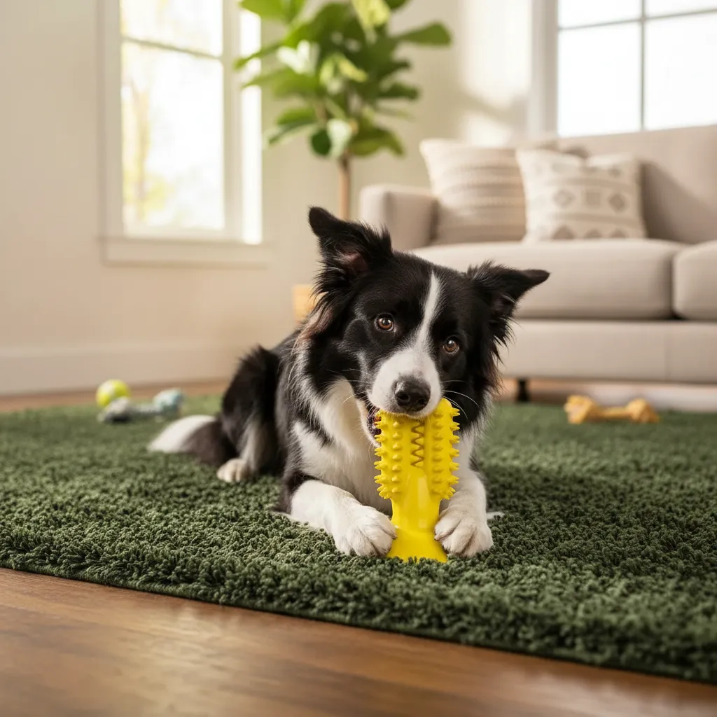 Juguete Mordedor Dental Cactus para Perros