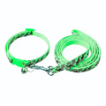 Set Collar + Correa Camuflaje con Cascabel para Mascotas Pequeñas